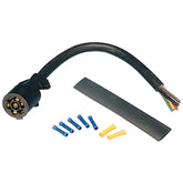 Bargman 54-67-525 7-Way Molded Trailer End with 1' Cable